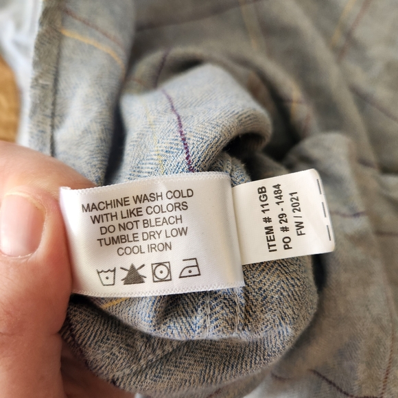 Orvis Fairbanks Shirt Mens Med Light Check Flannel Button Up SUEDED ELBOW Patch - Picture 13 of 14